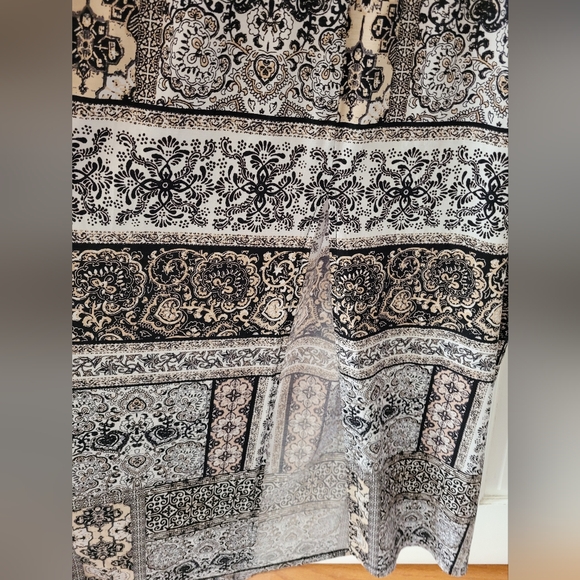 Juniors Three Pink Hearts Stretchy Halter Maxi Dress Multi color, Size S - Picture 6 of 10